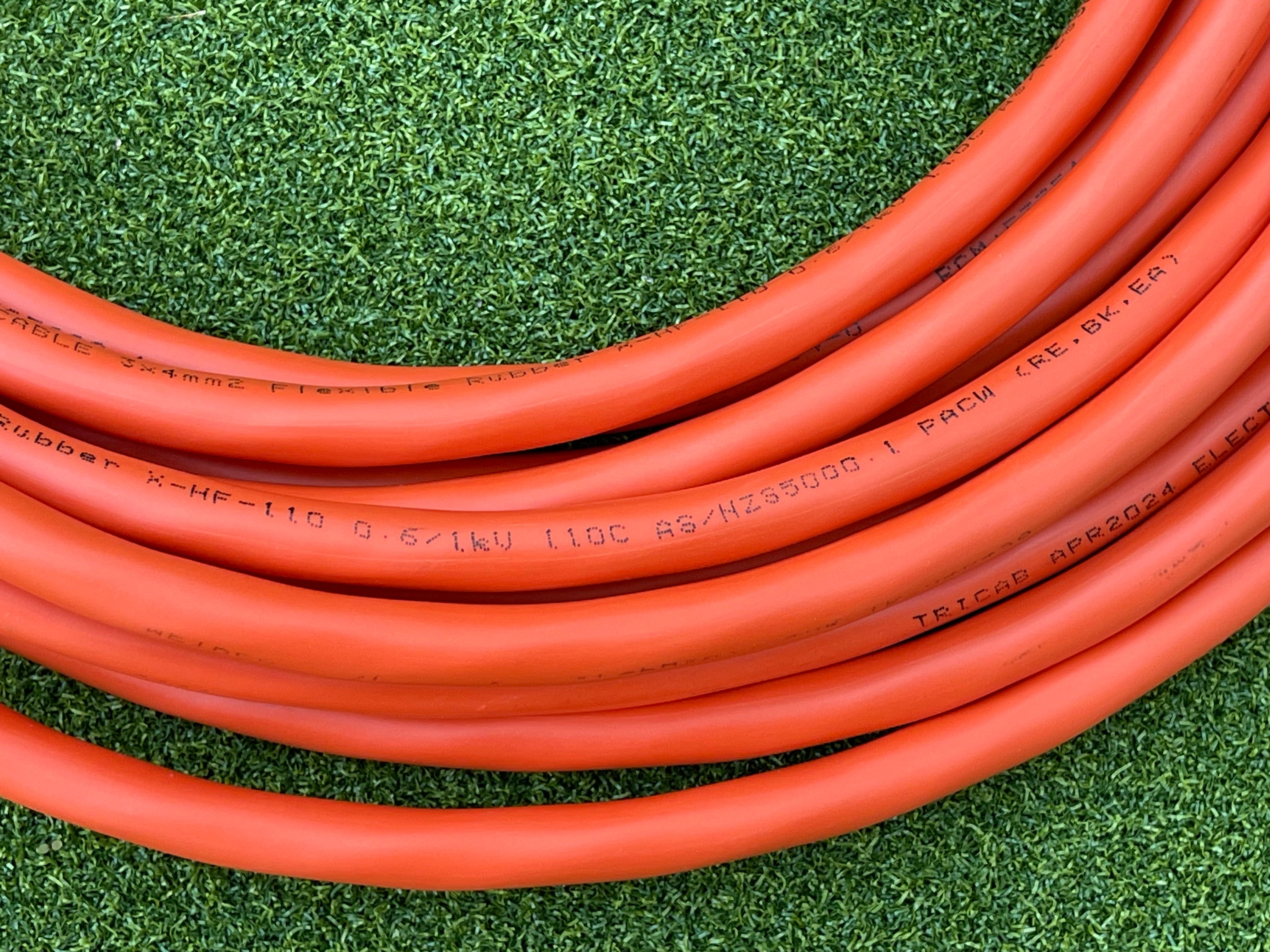 Tricab X-HF-110 3x4mm2 110C flexible rubber cable AS NZS 5000