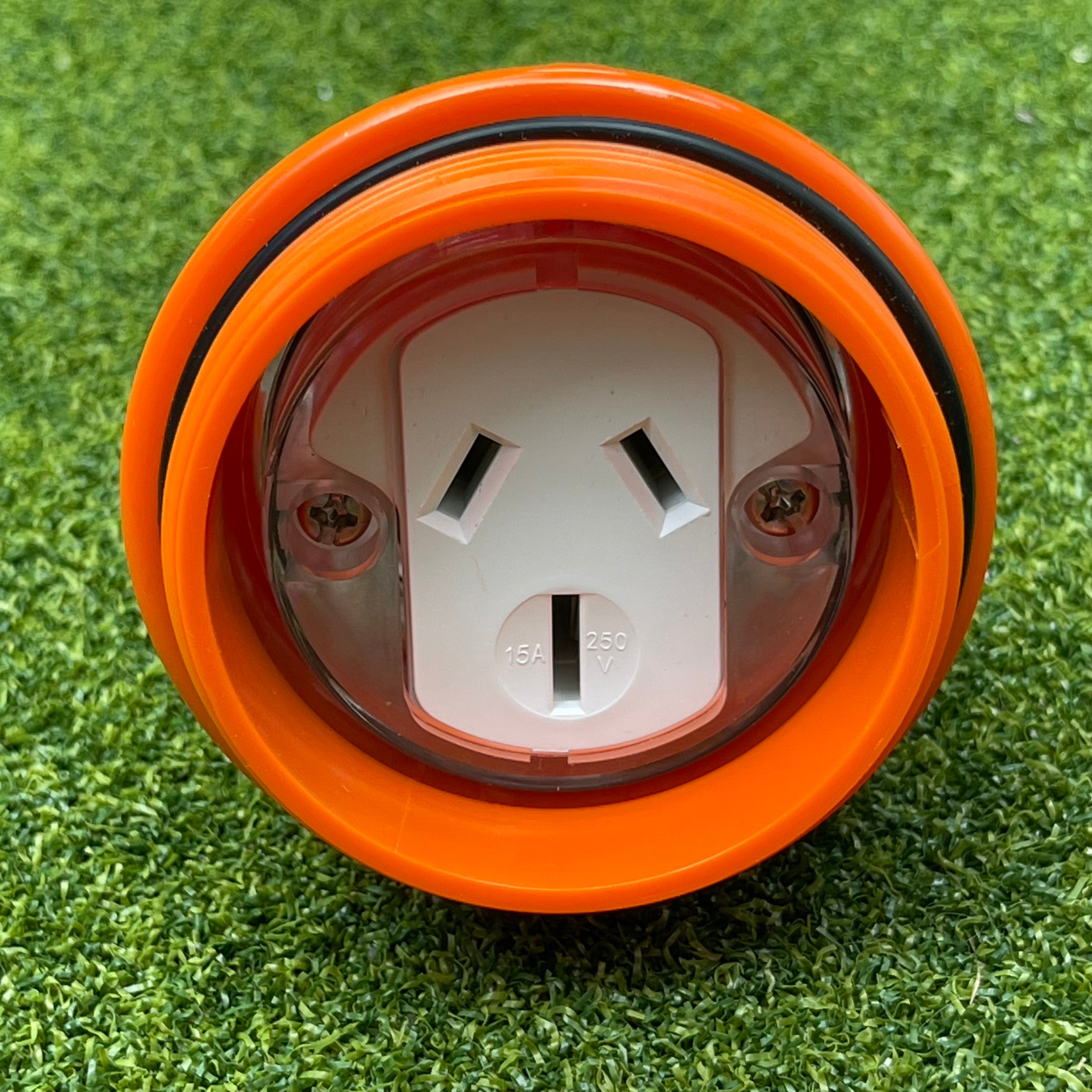 Kiwivolt 56CSC315 15A 250V 3 Pin Single Phase IP66 Industrial Cord Connector detail image 2 for New Zealand worksites, generators, food trailers and industrial power systems