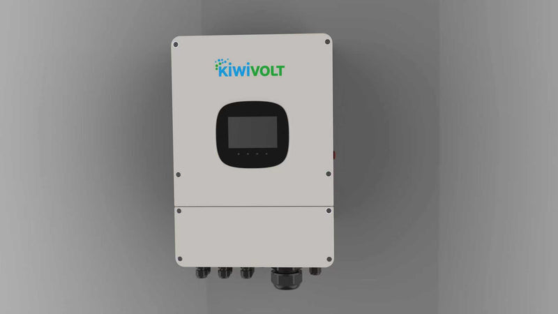 Kiwivolt 6kW hybrid inverter designed for commercial food trailer power systems