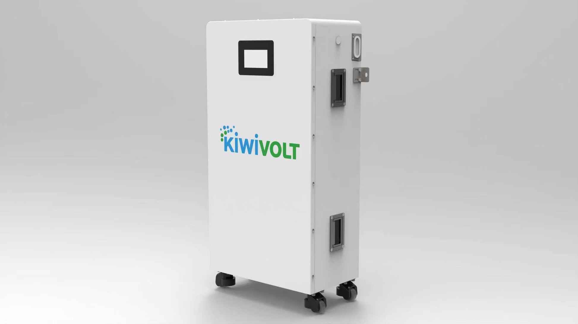 Kiwivolt modular 16kWh lithium battery cabinet for commercial food trailers